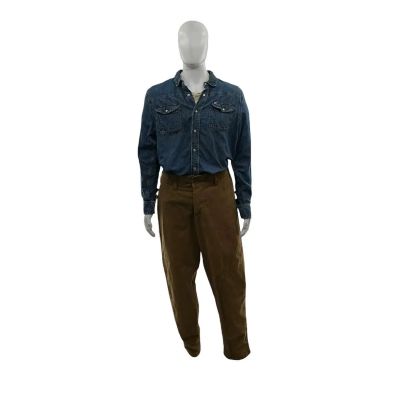Lot 14: The Sheep Detectives George Hardy Screen Worn L/S Shirt, Shirt & Pants Ch 9 Sc 104a | VIP Fan Auctions