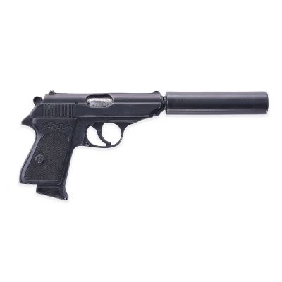 Pierce Brosnan "James Bond" Production-Used Walther PPK Stunt Pistol With Silencer from GoldenEye (1995) - Coronado Trading OOA | Goldin