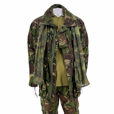 Lot 220: Dog Soldiers (2002) Sgt Harry Wells (Sean Pertwee) Screen Worn Military Jacket, Sweater, Military Pants & Scarf | VIP Fan Auctions