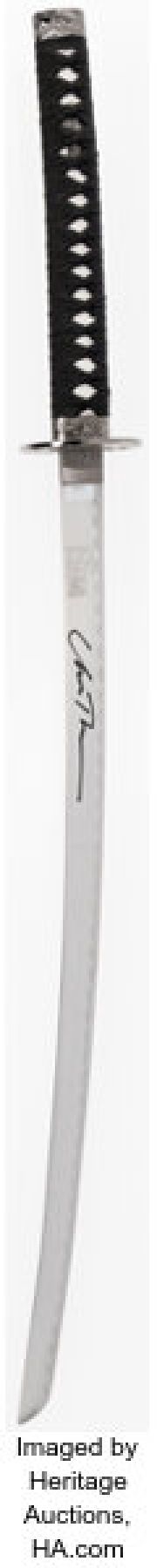 Kill Bill Vol. 1 & 2 (Miramax, 2003-2004), Uma Thurman "Beatrix ‘The Bride‘ Kiddo" Signed Katana.