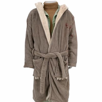 Lot 13: Onslaught Daisy Screen Worn Stunt Double Robe, Turtleneck Shirt, Pajama Shirt & Pajama Pants Ch 2b Sc Multiple | VIP Fan Auctions