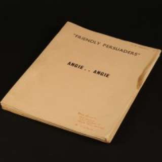 Persuaders! (The) - Production used script - Angie, Angie...