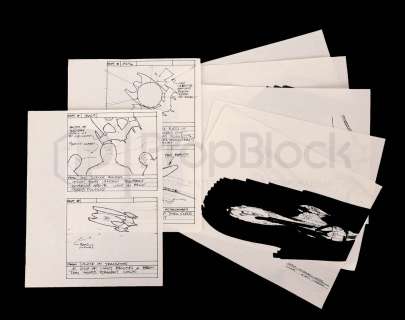 Lot 215 - Babylon 5 (TV-1993) Conceptual Artwork Set