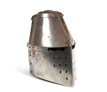Braveheart: A metal Great Helm of conical shape made for the character Robert the Bruce in Braveheart, 1995, | Bonhams