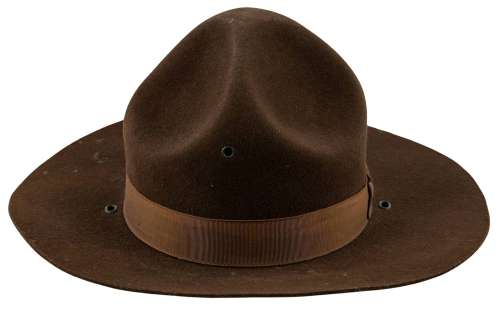 R. Lee Ermey “Hartman” Screen-Worn Drill Sergeant Hat from Full Metal Jacket - Aste Bolaffi Folder | Goldin