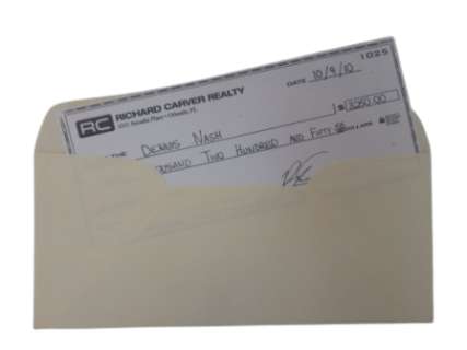 99 Homes - 99 Homes (2015) Andrew Garfield’s Cheque