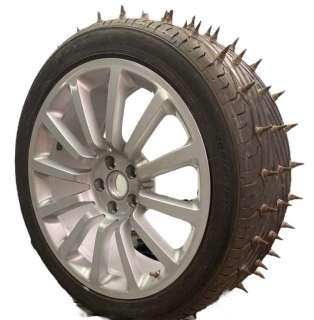 James Bond - Die Another Day (2002) - Aston Martin V12 Vanquish Spiked Rear Tire From Ice Castle | Hanlin Auction Service