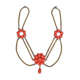 A Vivien Leigh coral necklace worn at the Twelve Oaks barbeque in Gone With the Wind | Bonhams