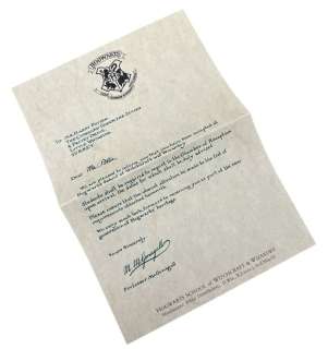 Harry Potter and the Sorcerer’s Stone (2001) - Harry’s Hogwarts Acceptance Letter - Handwritten | Hanlin Auction Service