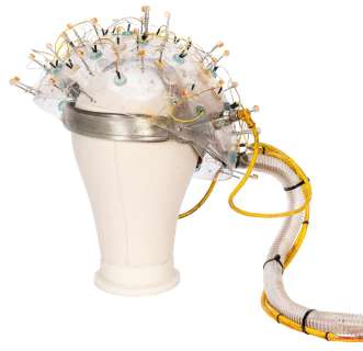 Lot 90 - Mr. Whispers Screen-Worn Prototype Helmet Prop from Sense8....