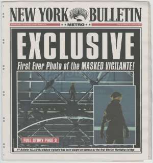MARVEL‘S JESSICA JONES (TV SERIES) - Lot 369 - Jeri Hogarth‘s ‘Masked Vigilante‘ Newspaper