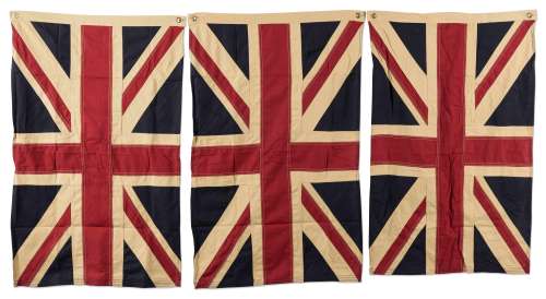 The Crown | A large collection of vintage-style Union flags (21) | Bonhams