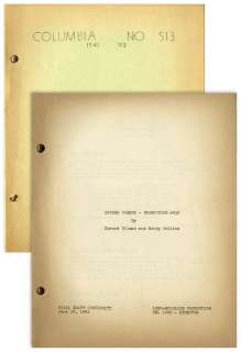 Moe Howard’s Personally Owned Script for The Three Stooges 1942 Film ’’Cactus Makes Perfect’’ | Nate Sanders