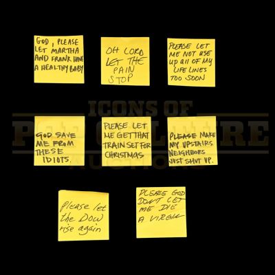 Lot 1 - Bruce Almighty - Post-it Notes- 60-605 | Icons of Pop Culture