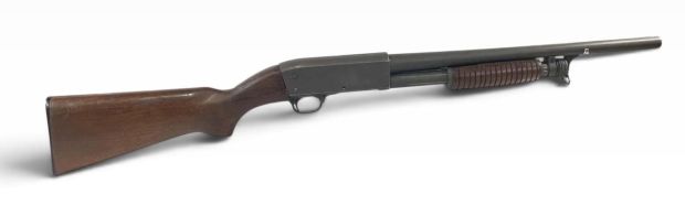 Lot 254 - Out for Justice (1991) - Steven Seagal (Gino Felino) Screen used Hero Real Ithaca M37 Shotgun | Hanlin Auction Service