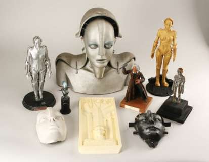 Lot 680 - Group of Metropolis Maria robot fan-made statues