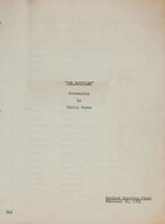 Ed Wynigear’s Personal The Egyptian Shooting Script with Photos. | Heritage