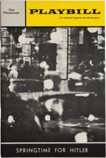 A Rare Prop ’Springtime for Hitler’ Playbill from "The Producers." | Heritage