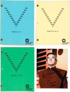 A Richard Herd Set of Scripts from "V: The Final Battle." (Total: 4 Items)