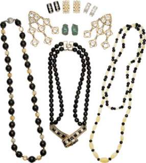 A Bette Davis Collection of Necklaces and Earrings, 1980s.... | Heritage