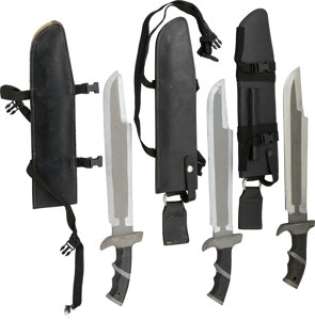 Producer Joel Silver’s Personal Set of (3) Machetes with Sheaths 1-Actual Knife and 2-Stunt Created by Jack Crain for | Heritage