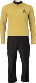 Starfleet Tunic and Pants from Season 3 of Star Trek: The Original Series (Paramount TV, 196...
