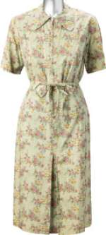 Jean Stapleton "Edith Bunker" Green Floral Dress from All in the Family (CBS TV, 1971-1979)....