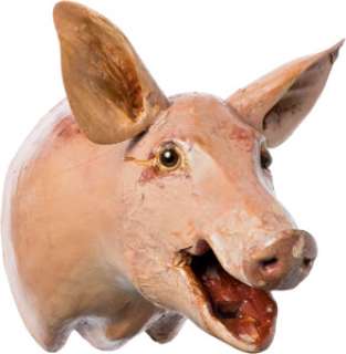 James Gandolfini "Tony Soprano" Satrialle’s Pork Store Large Fiberglass Bloody Severed Pig Head from The Sopran... | Heritage