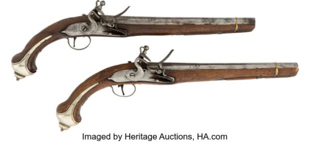 Pair of Barbary Coast Flintlock Pistols from Pirates of the Caribbean Franchise (Walt Disney, 2006-2017). (Total: 2 Items) | Heritage