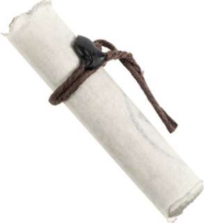 Sansa Stark (Sophie Turner) Scroll from Jon Snow about the Parley with the Lannisters from Game of Thrones (HBO® Original 2011-2019, Season 7).