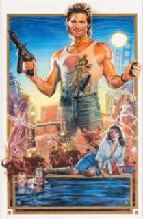 Big Trouble in Little China (TCF, 1986), One Sheet Poster Final Key Artwork By Drew Struzan.