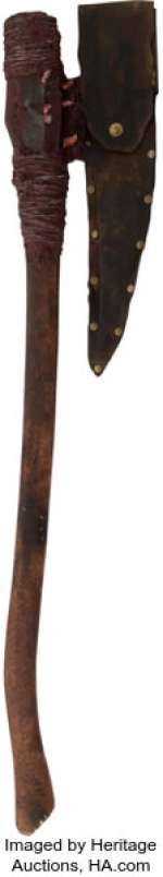 Morgan Jones (Lennie James) / Emile LaRoux (Demetrius Grosse), Hero Battle Axe from Fear the Walking Dead (AMC 2015-2023, Season 6).