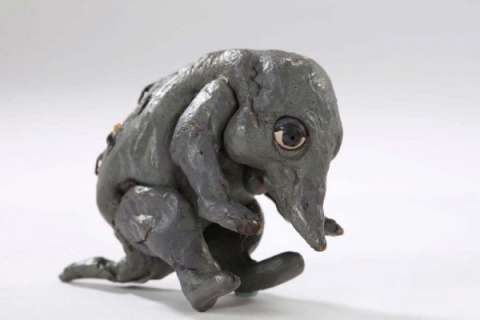 Lot 629 - Three porcupine puppets from Alice in Wonderland