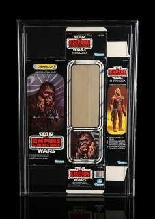 STAR WARS: THE EMPIRE STRIKES BACK (1980) - Lot 351 - 12" Chewbacca Flat Box AFA 50 VG