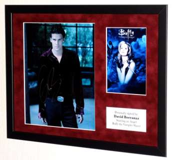 Buffy, the Vampire Slayer - David Boreanaz (Angel) Framed, signed + Certificate of Authenticity | Catawiki