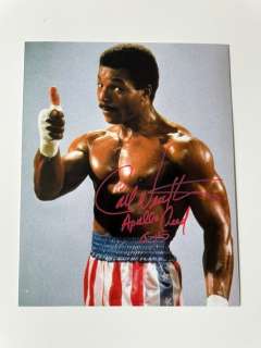 Rocky IV (1985) - Signed by Carl Weathers (Apollo Creed) RIP | Catawiki