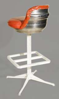 Vintage Mid Century Barstool Beer Leg Back | Super Auctions
