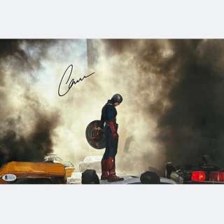 Captain America - Signed by Chris Evans (Captain America) | Catawiki