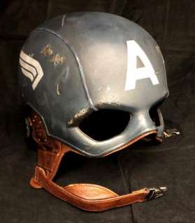 Captain America: The First Avenger - Chris Evans "Captain America" battle-distressed combat helmet from Captain America: The First Avenger (Marvel, 2011)
