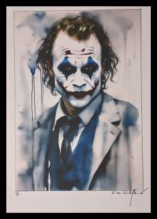 Joker - Heath Ledger - watercolor edition by Emma Wildfang - Large size | Catawiki