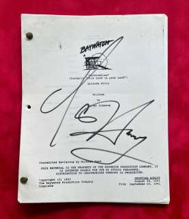Baywatch - Script, signed by David Hasselhoff (Mitch Buchannon) + Certificate of Authenticity | Catawiki