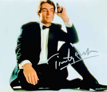 James Bond - Timothy Dalton, signed with COA | Catawiki