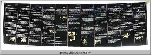 Hollywood Timeline Transparency 1887 - 1996 | Super Auctions
