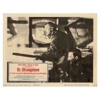 DR. STRANGELOVE OR: HOW I LEARNED TO STOP WORRYING AND LOVE THE BOMB (1964) - Lot 874 - Four Lobby Cards with Jack D. Ripper (Sterling Hayden) Still