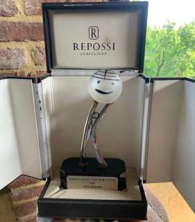 Official ’Prix Repossi’ Platinum Award Trophy - Monte-Carlo Film Festival 2002 with original Box | Catawiki