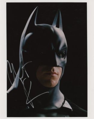 The Dark Knight - Signed by Christian Bale, with Letter of Authenticity - Photo, Autograph | Catawiki