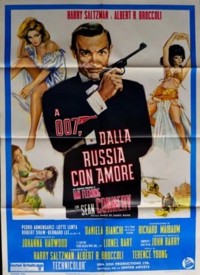 Anonymous - United Artist - manifesto 2F 100 x 140 dalla Russia con amore - 1960s | Catawiki