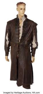 Jeremy Irons "Aramis" long leather coat and breeches from The Man in the Iron Mask. ...