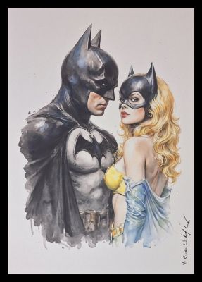Batman and Batgirl - Vintage edition by Emma Wildfang - Large size | Catawiki