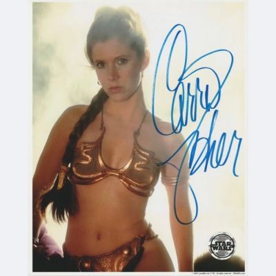 Star Wars - Signed by Carrie Fisher (+) (Princess Leia) | Catawiki